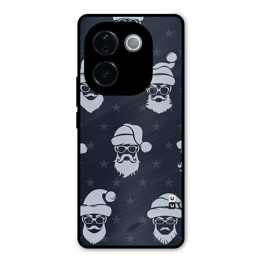 Hipster Santa Metal Back Case for iQOO Z9s Pro