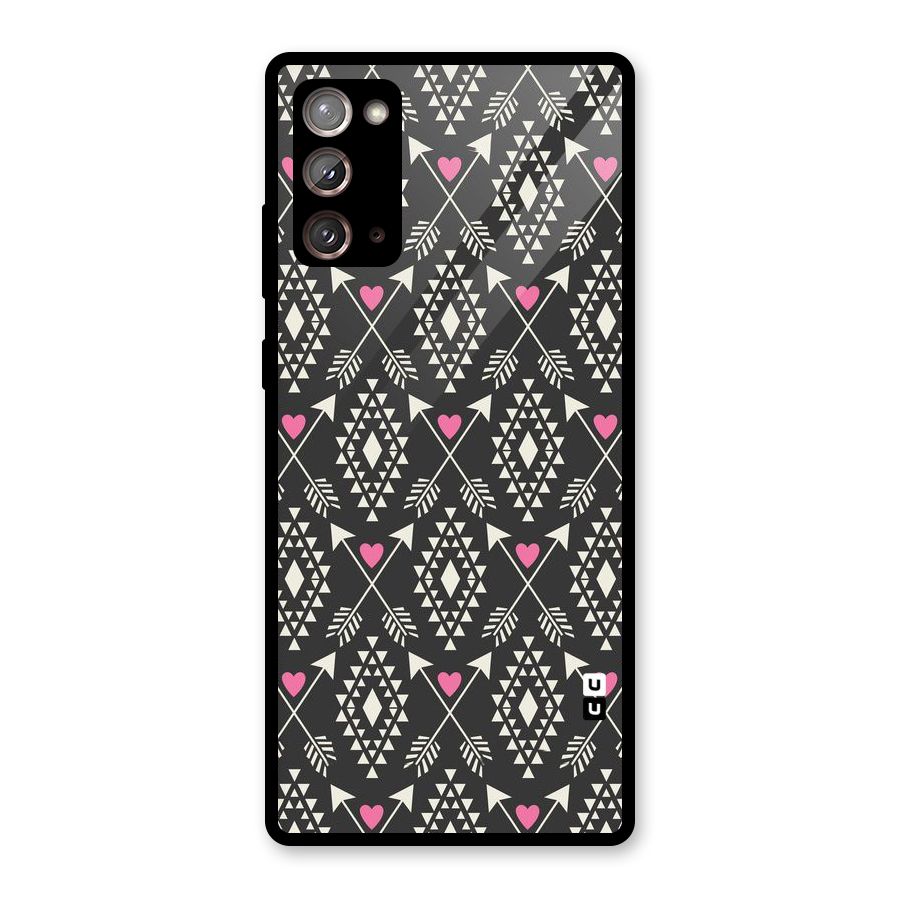 Hit Arrow Love Glass Back Case for Galaxy Note 20