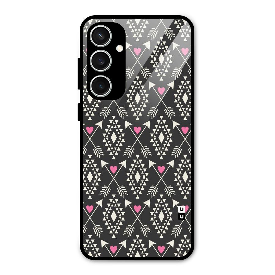 Hit Arrow Love Glass Back Case for Galaxy S23 FE