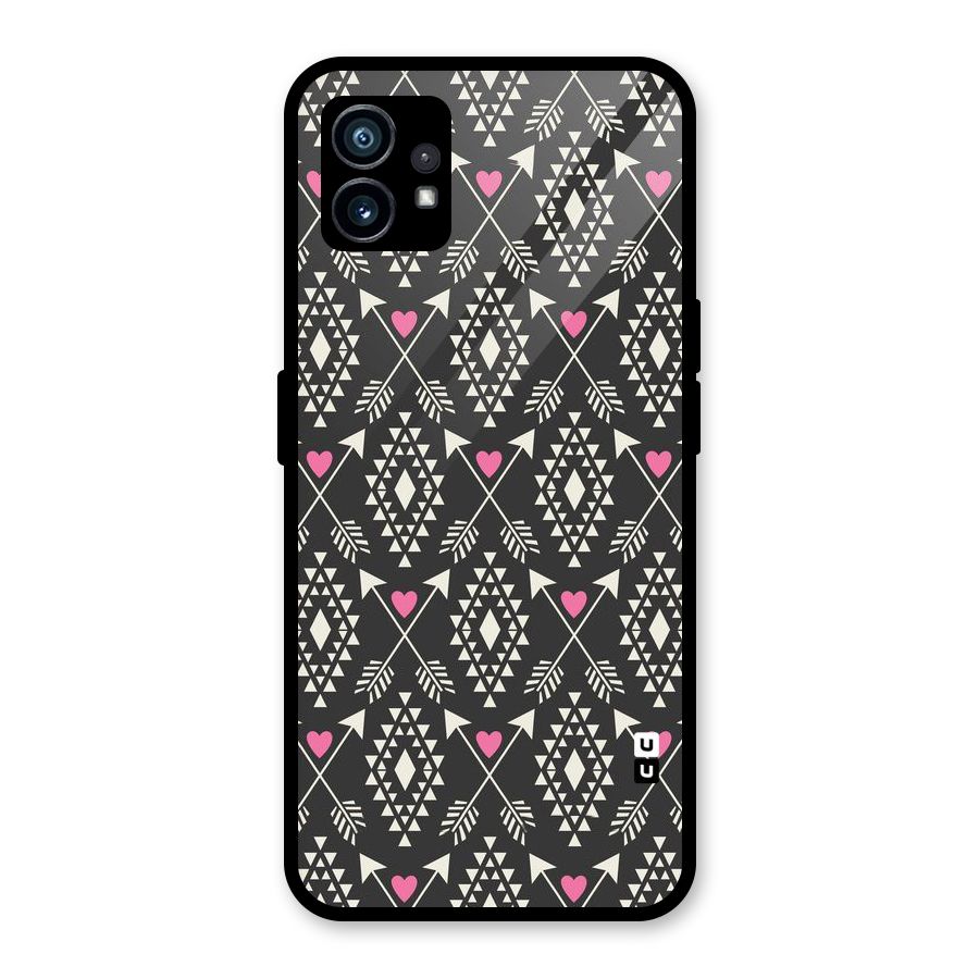Hit Arrow Love Glass Back Case for Nothing Phone 1