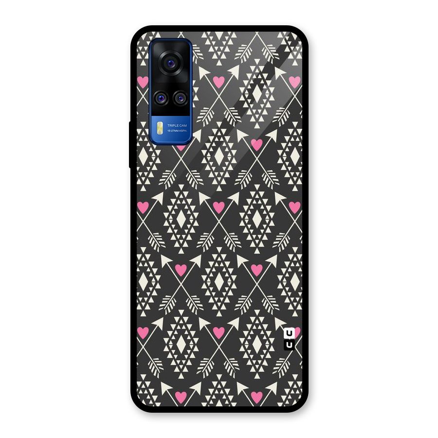 Hit Arrow Love Glass Back Case for Vivo Y31