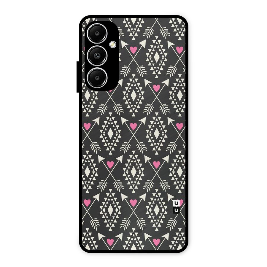 Hit Arrow Love Metal Back Case for Galaxy A05s