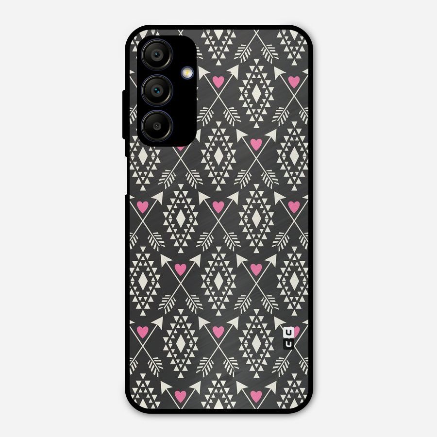 Hit Arrow Love Metal Back Case for Galaxy A15 5G