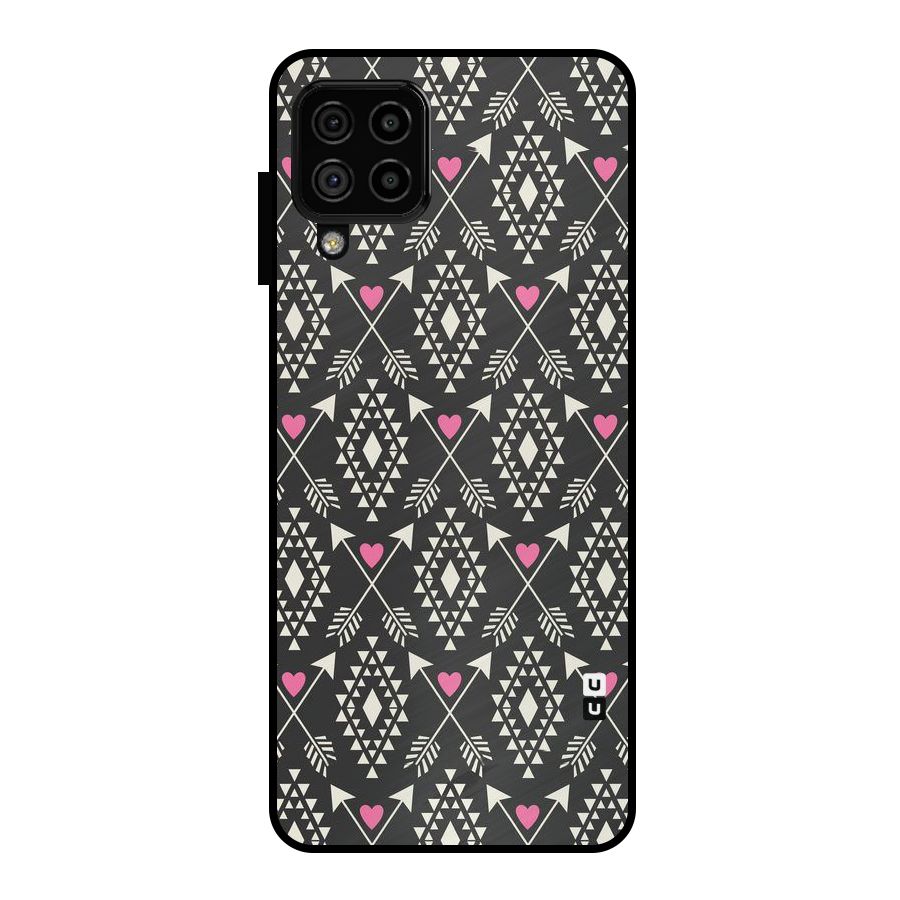 Hit Arrow Love Metal Back Case for Galaxy A22 4G