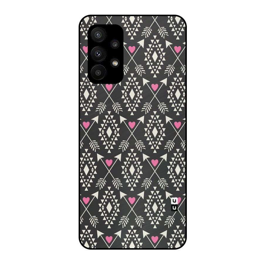 Hit Arrow Love Metal Back Case for Galaxy A23