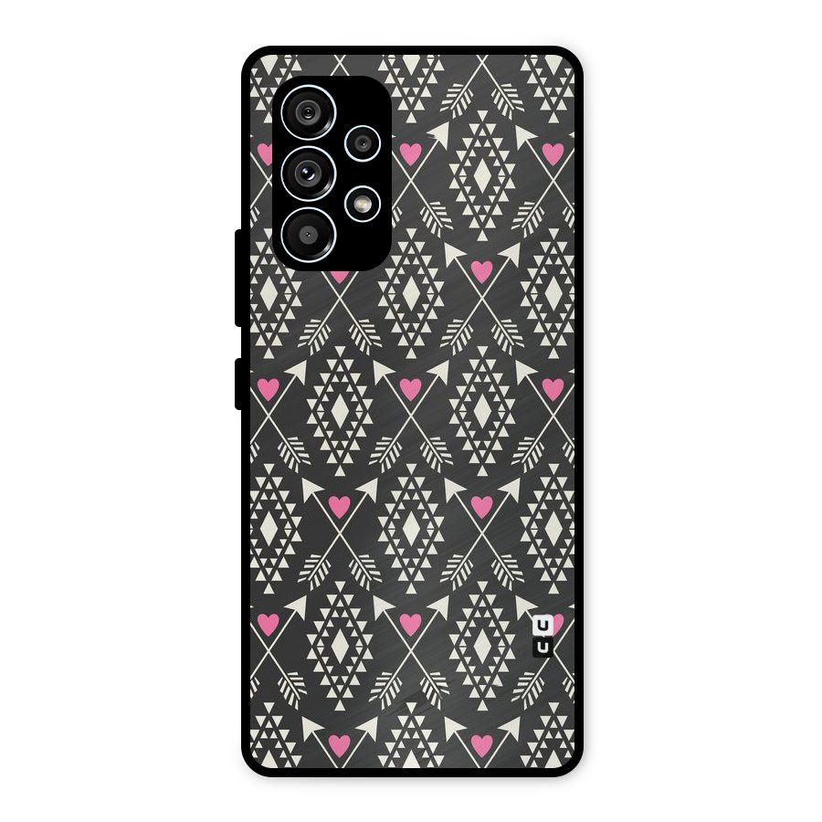 Hit Arrow Love Metal Back Case for Galaxy A53 5G