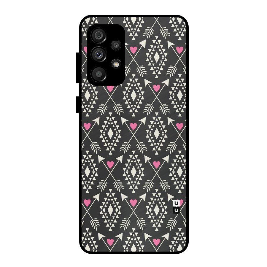 Hit Arrow Love Metal Back Case for Galaxy A73 5G