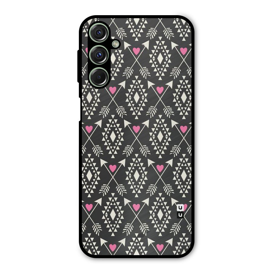 Hit Arrow Love Metal Back Case for Galaxy F34