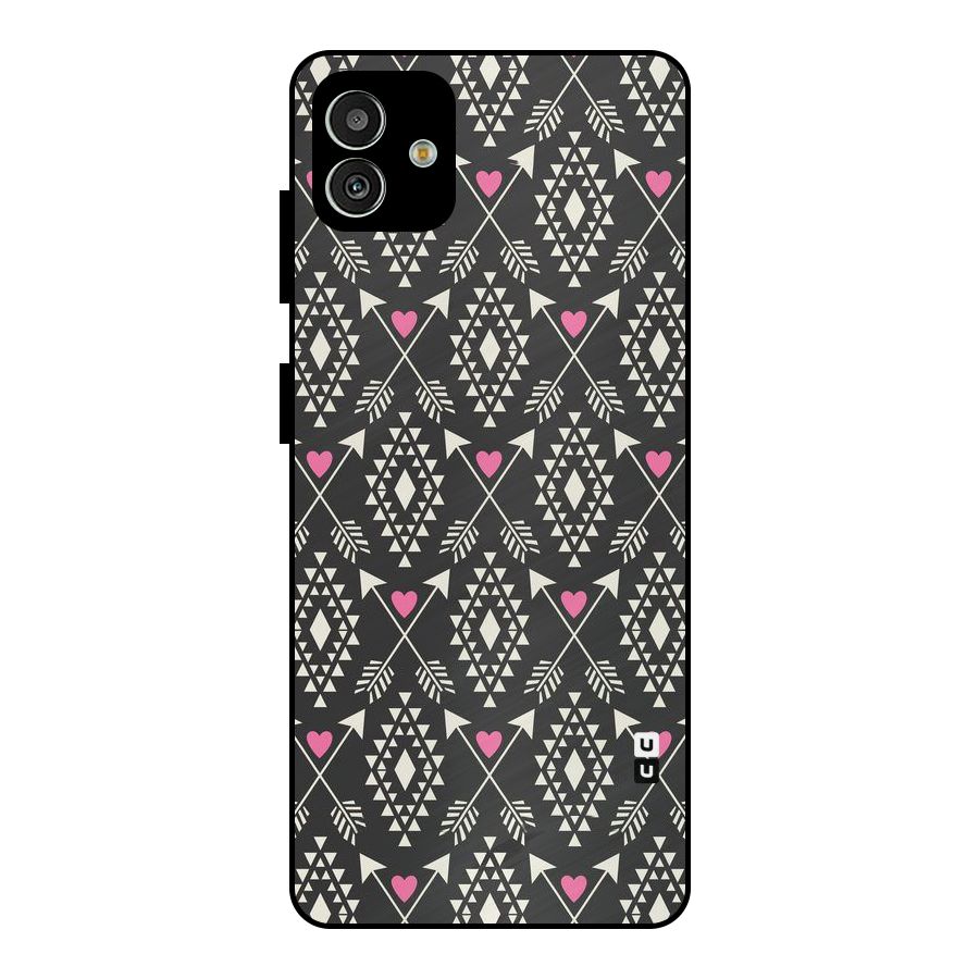 Hit Arrow Love Metal Back Case for Galaxy M13 5G