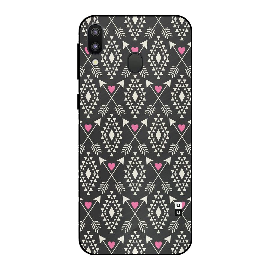 Hit Arrow Love Metal Back Case for Galaxy M20