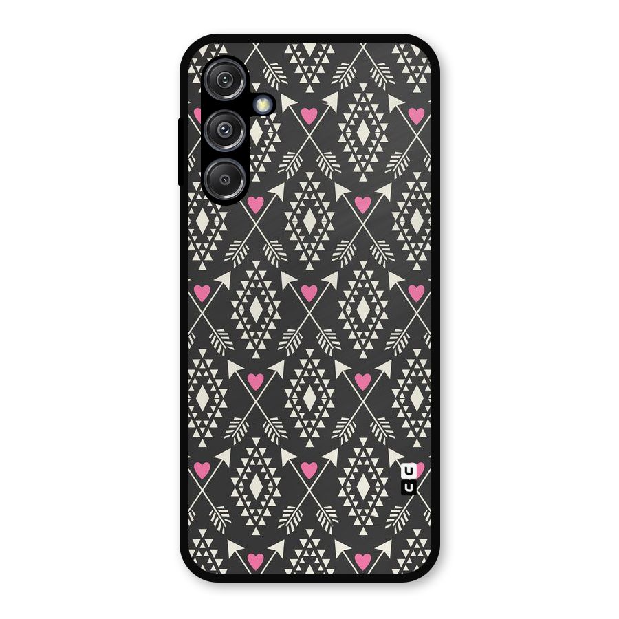 Hit Arrow Love Metal Back Case for Galaxy M34 5G