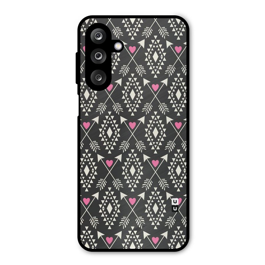Hit Arrow Love Metal Back Case for Galaxy M36
