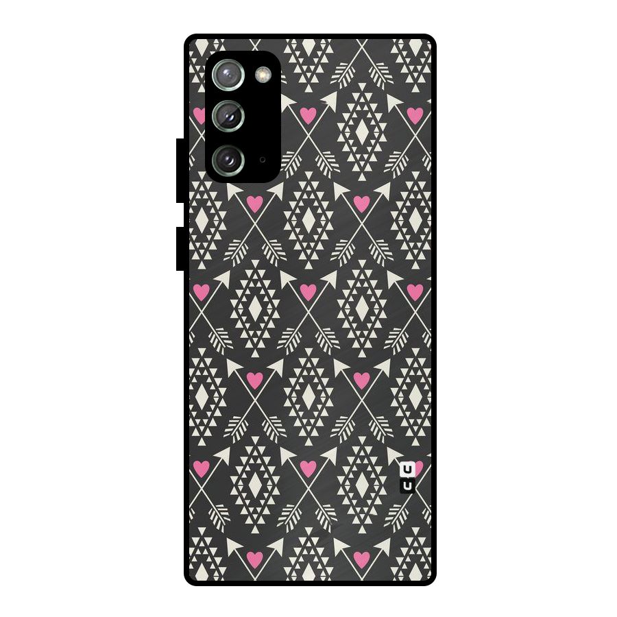 Hit Arrow Love Metal Back Case for Galaxy Note 20