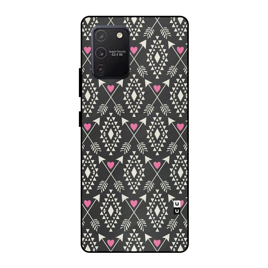 Hit Arrow Love Metal Back Case for Galaxy S10 Lite