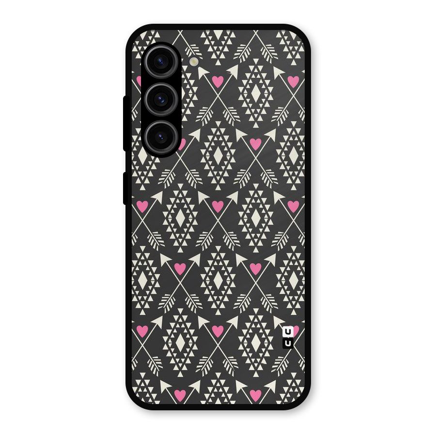 Hit Arrow Love Metal Back Case for Galaxy S23