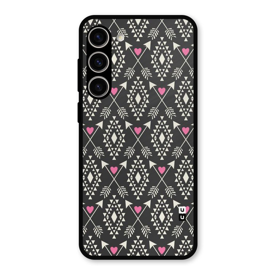 Hit Arrow Love Metal Back Case for Galaxy S23 Plus