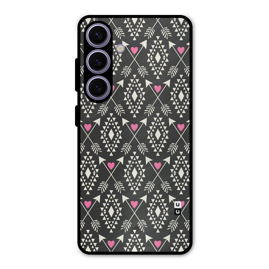 Hit Arrow Love Metal Back Case for Galaxy S24