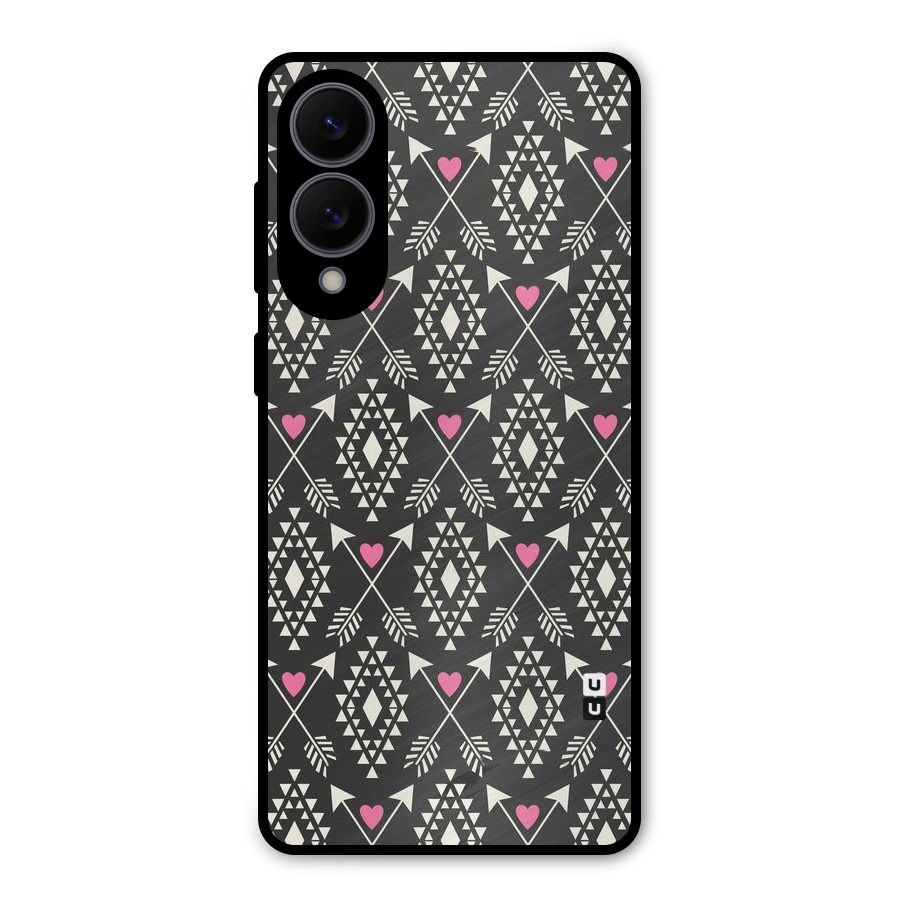 Hit Arrow Love Metal Back Case for Galaxy S25 Edge