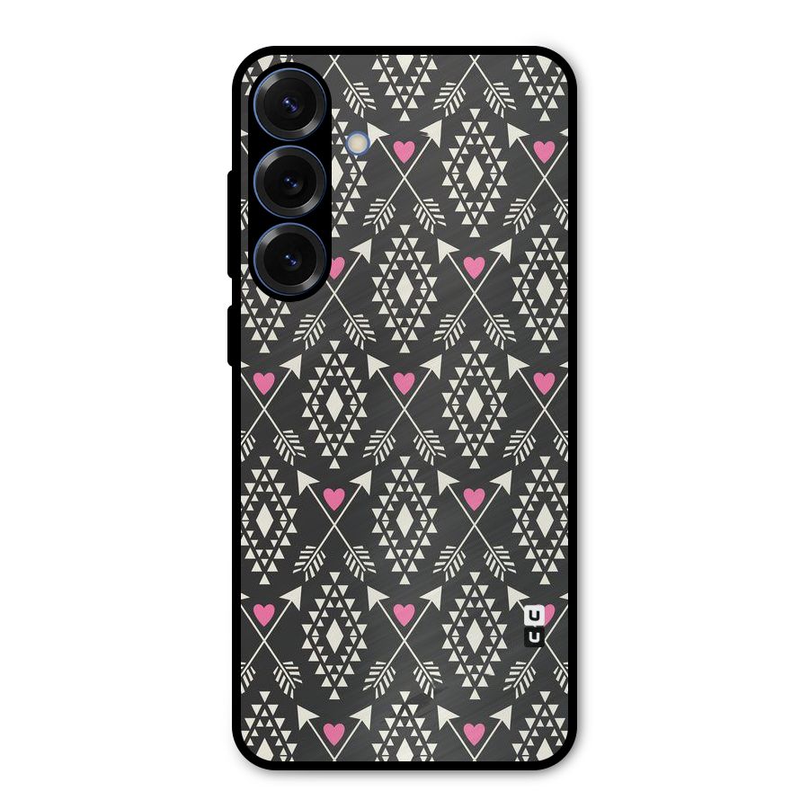Hit Arrow Love Metal Back Case for Galaxy S25 Plus