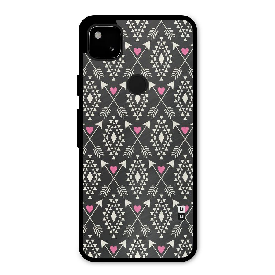 Hit Arrow Love Metal Back Case for Google Pixel 4a