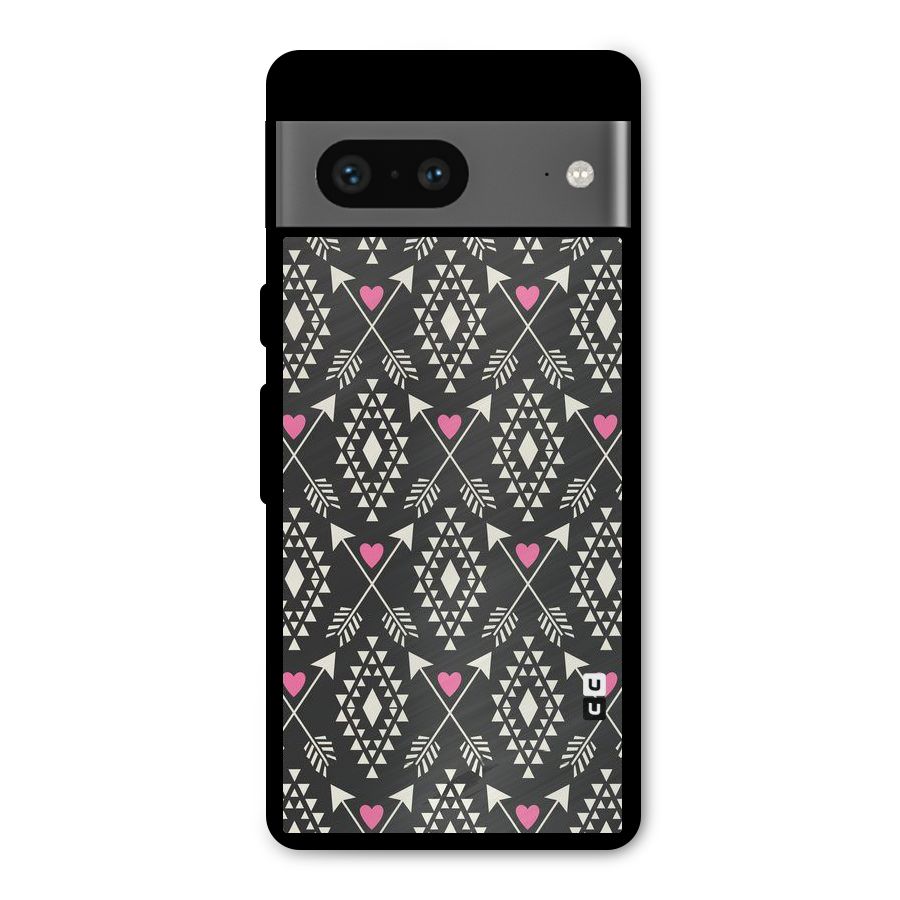 Hit Arrow Love Metal Back Case for Google Pixel 7