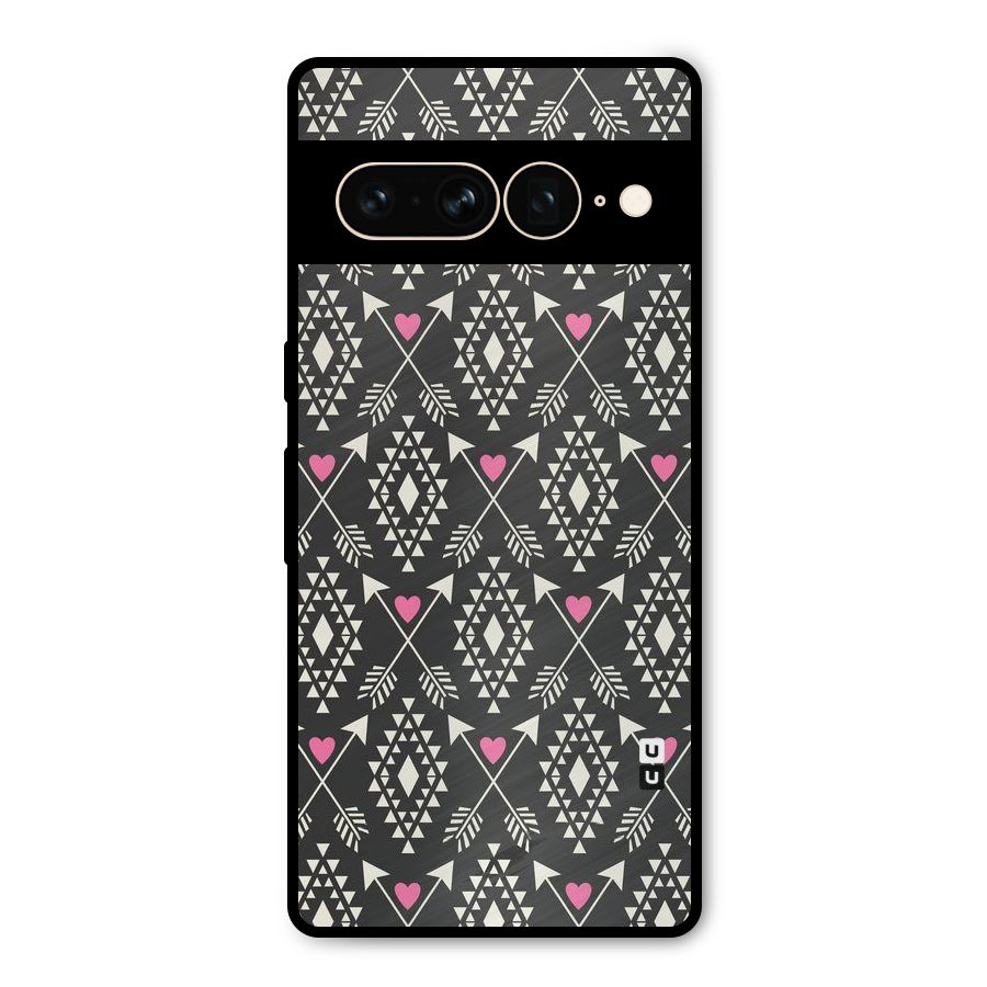 Hit Arrow Love Metal Back Case for Google Pixel 7 Pro