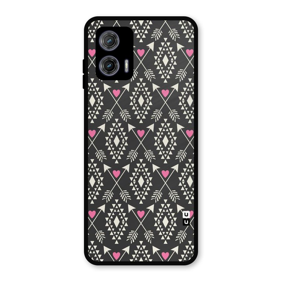 Hit Arrow Love Metal Back Case for Moto G73
