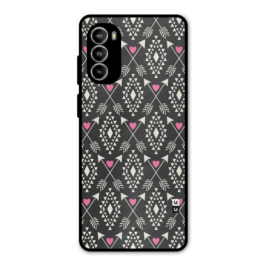 Hit Arrow Love Metal Back Case for Moto G82