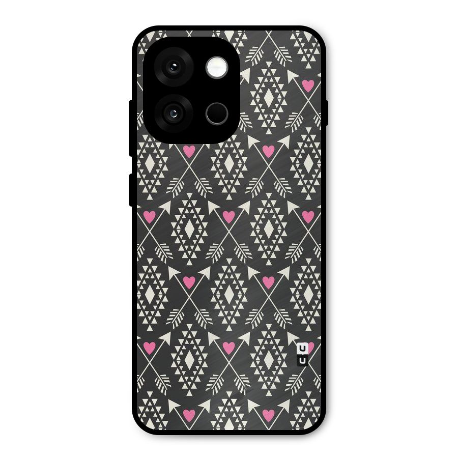 Hit Arrow Love Metal Back Case for OnePlus 13s