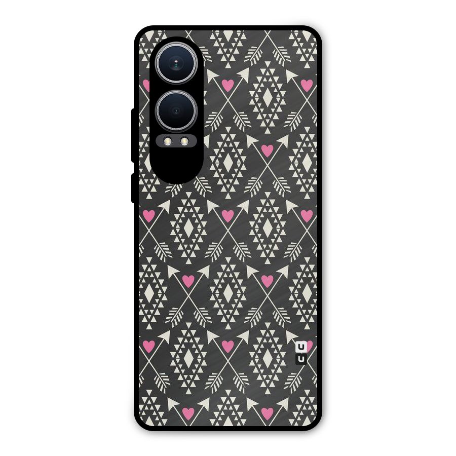 Hit Arrow Love Metal Back Case for OnePlus Nord CE4 Lite