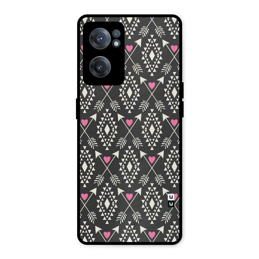 Hit Arrow Love Metal Back Case for OnePlus Nord CE 2 5G