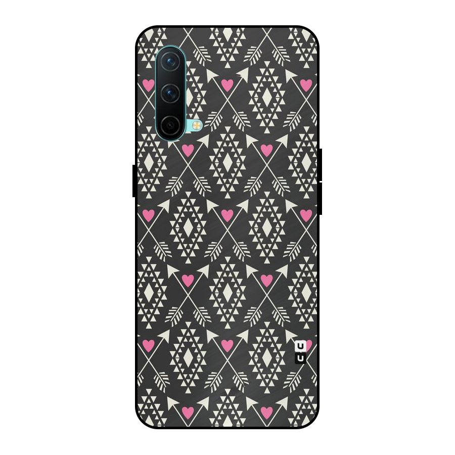 Hit Arrow Love Metal Back Case for OnePlus Nord CE 5G