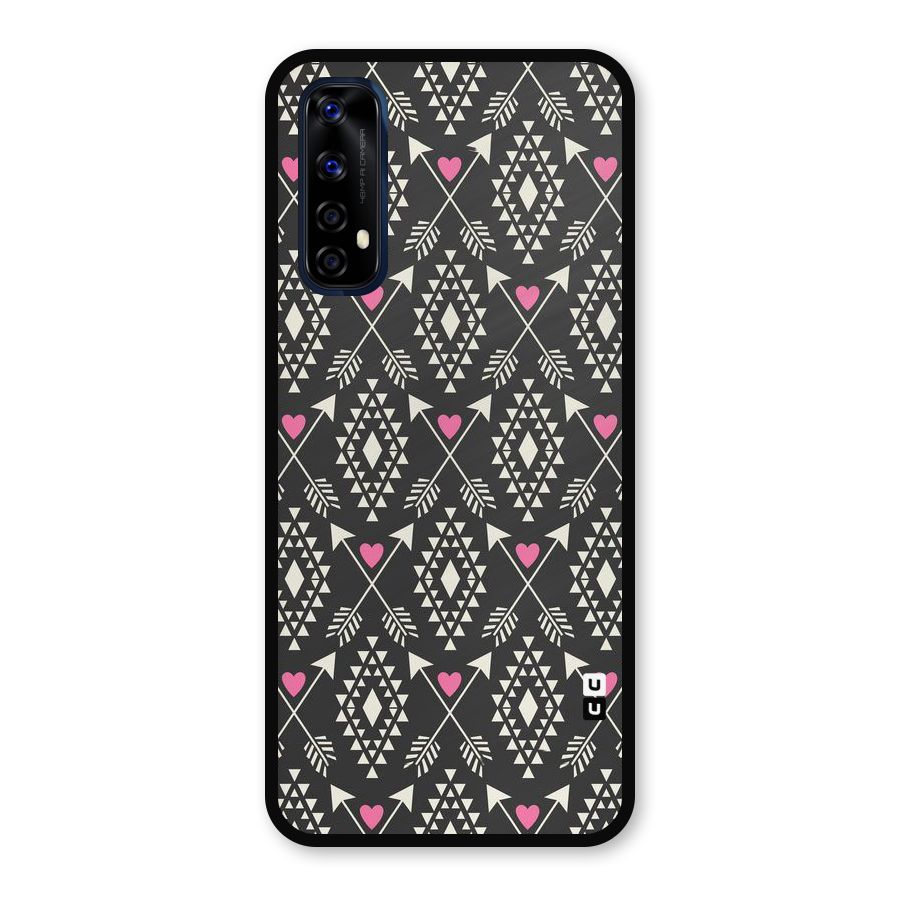 Hit Arrow Love Metal Back Case for Realme 7