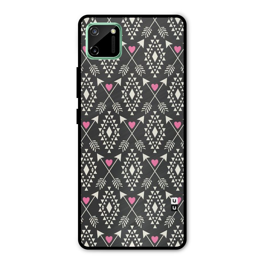 Hit Arrow Love Metal Back Case for Realme C11