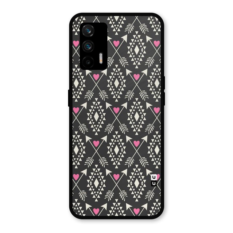 Hit Arrow Love Metal Back Case for Realme GT 5G
