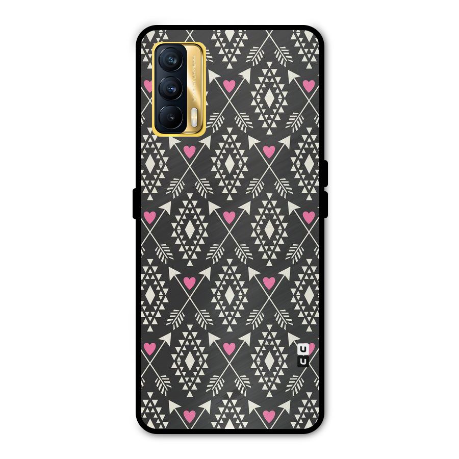 Hit Arrow Love Metal Back Case for Realme X7