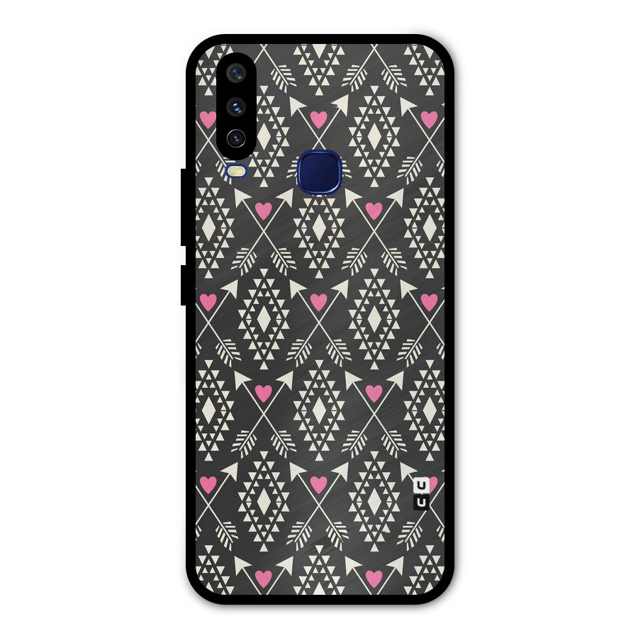 Hit Arrow Love Metal Back Case for Vivo V17