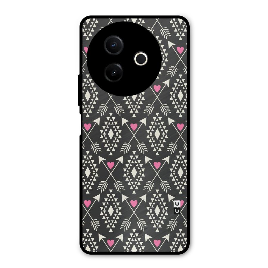 Hit Arrow Love Metal Back Case for Vivo Y39