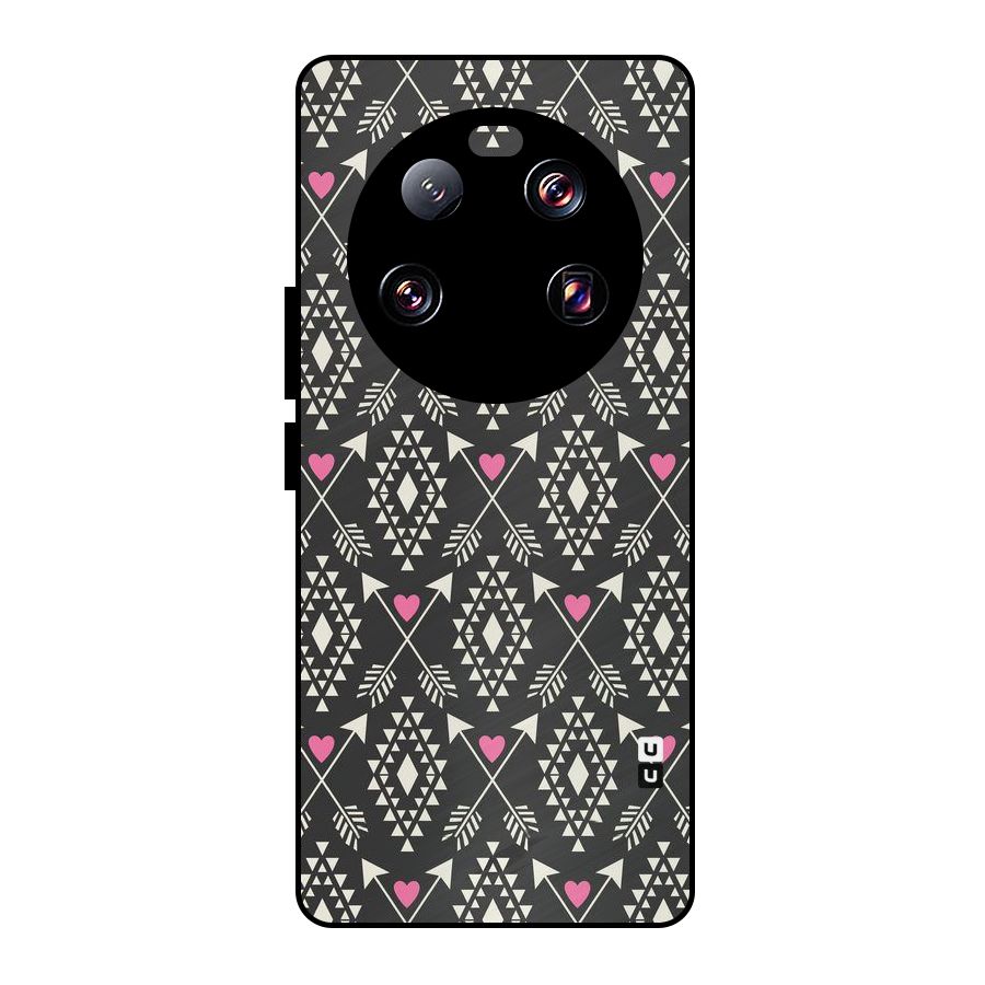 Hit Arrow Love Metal Back Case for Xiaomi 13 Ultra