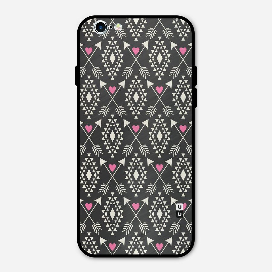 Hit Arrow Love Metal Back Case for iPhone 6 6s