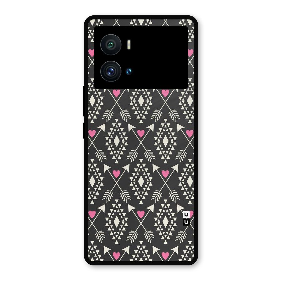 Hit Arrow Love Metal Back Case for iQOO 9 Pro