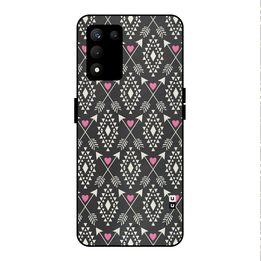 Hit Arrow Love Metal Back Case for realme 9 5G SE