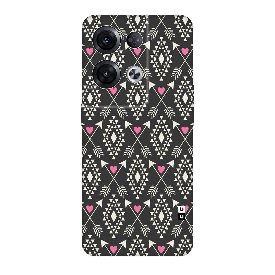 Hit Arrow Love Original Polycarbonate Back Case for Oppo Reno8 Pro 5G