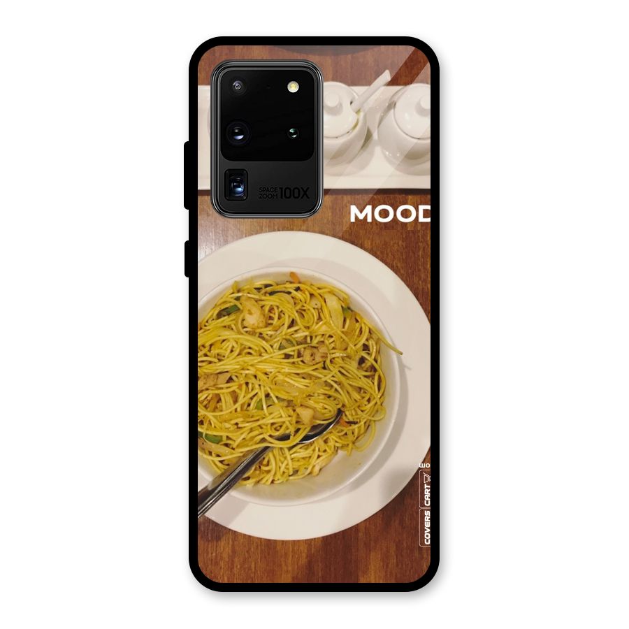 Hogging Mood Glass Back Case for Galaxy S20 Ultra