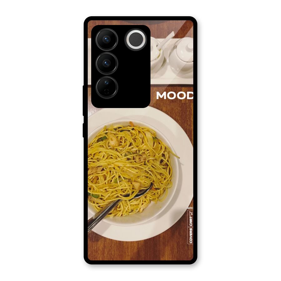 Hogging Mood Glass Back Case for Vivo V27