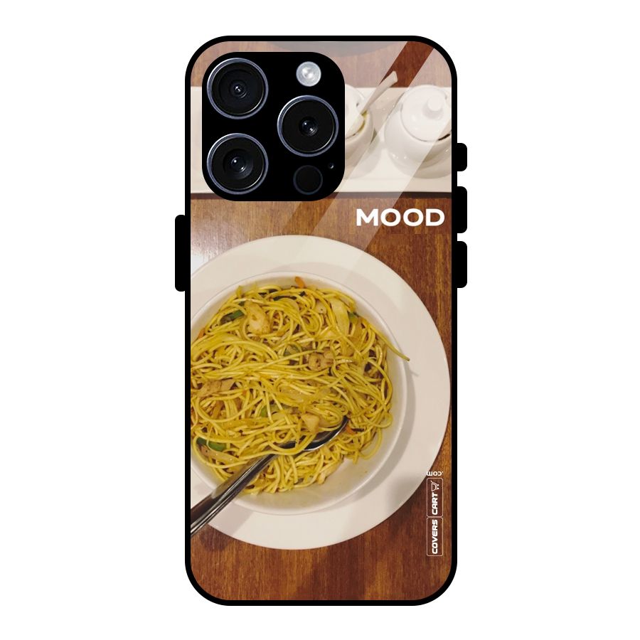 Hogging Mood Glass Back Case for iPhone 15 Pro