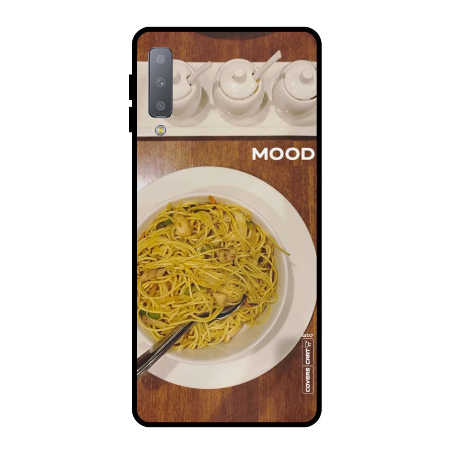 Hogging Mood Metal Back Case for Galaxy A7 (2018)