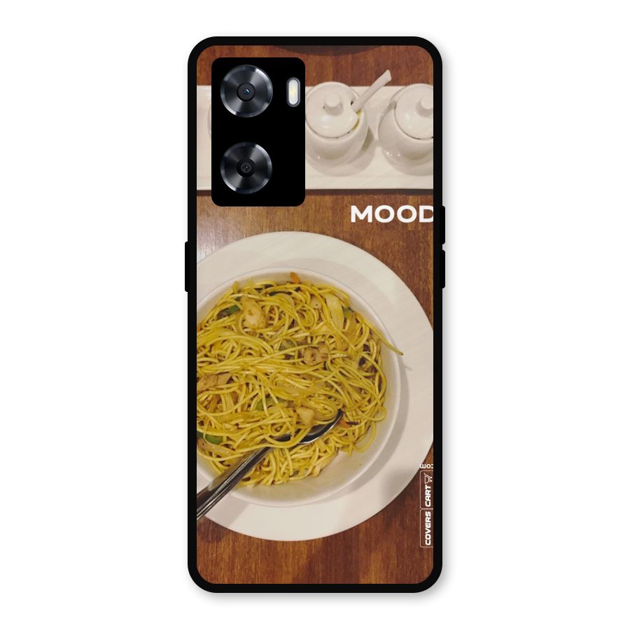 Hogging Mood Metal Back Case for Oppo A77s