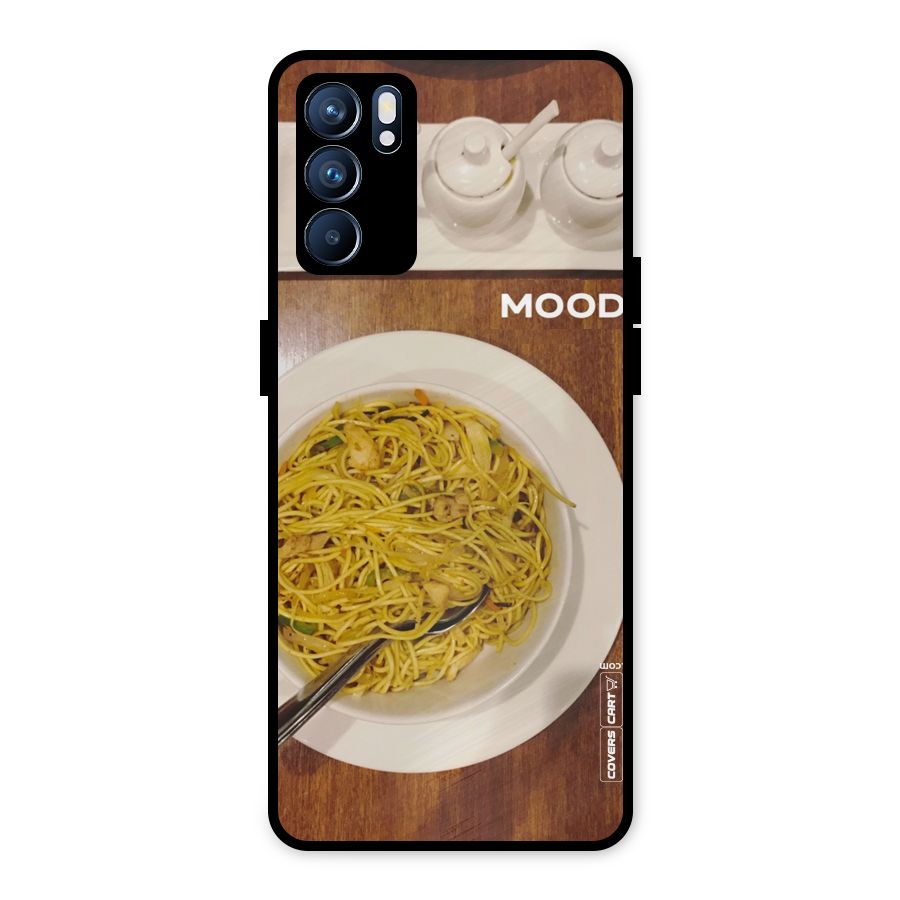 Hogging Mood Metal Back Case for Oppo Reno6 5G