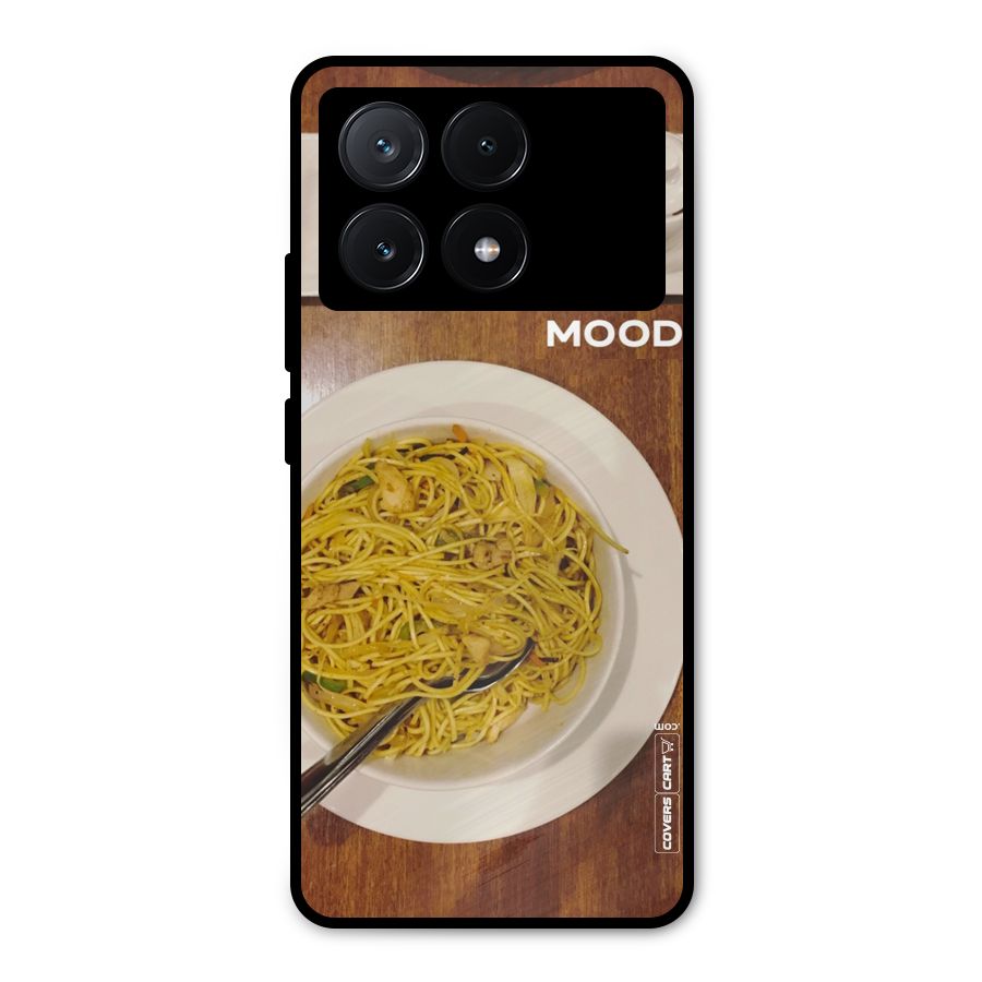 Hogging Mood Metal Back Case for Poco X6 Pro